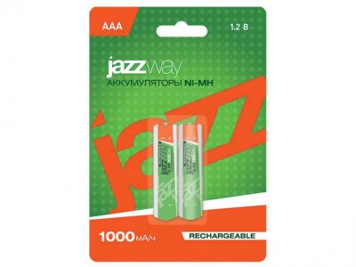Аккумуляторы JazzWay AAA 1000мАч BL-2 2 шт. 1-00119137_1