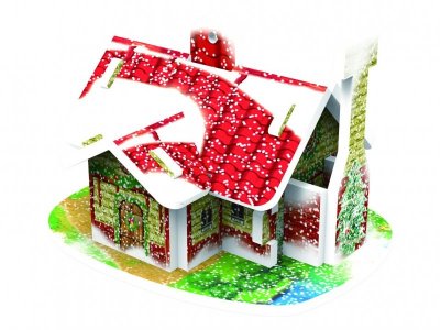 3D пазл IQ Puzzle, Рождественский дом 1-00133422_1