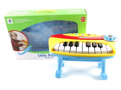 Игрушка Shantou Gepai, Пианино, 16 клавиш, свет, звук, ноты 1-00198800_1