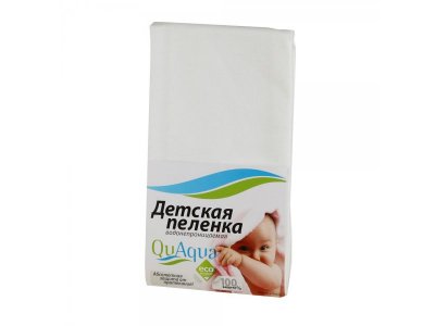 Пеленка QuAqua водонепроницаемая Jersey, 50*60 см 1-00198496_1