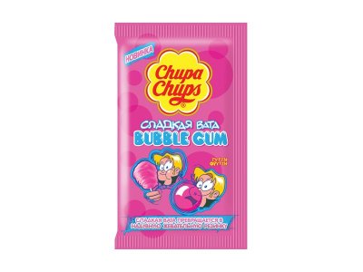 Сладкая вата Chupa Chups, Bubble Gum 11 г 1-00199038_1