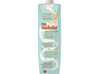 Напиток Nemoloko овсяный классический 3,2%, 1 л 1-00199115_3