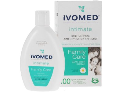 Гель Ivomed Family Care для интимной гигиены с экстрактом ромашки, 250 мл 1-00142425_1