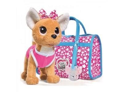 Мягкая игрушка Simba, ChiChi Love Собачка Звездный стиль с сумочкой, 20 см 1-00201355_1