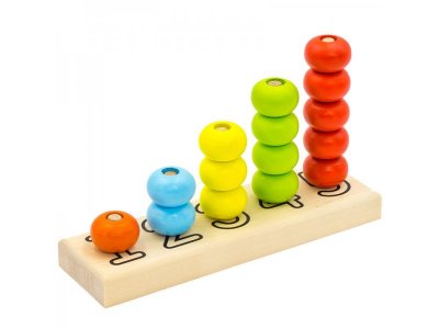 Игрушка Alatoys, Пирамидка Счеты-шарики 15 дет. 1-00201257_1