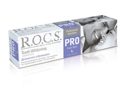 Зубная паста Rocs Pro Деликатное отбеливание Fresh Mint, 135 г 1-00142421_1