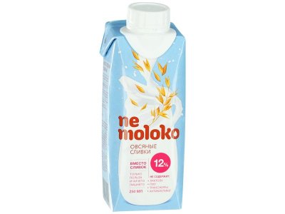 Напиток Nemoloko овсяный сливочный 12%, 250 мл 1-00201673_1