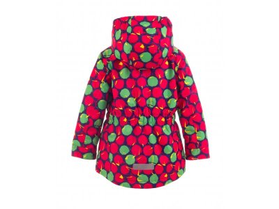 Куртка Libellule для девочки на флисе Вишни 1-00198895_3