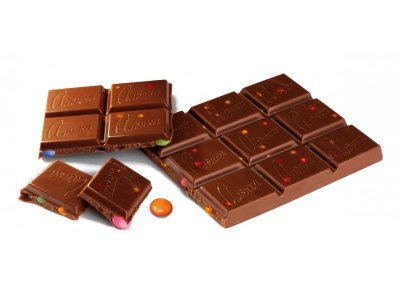 Шоколад Красный Октябрь, Аленка с разноцветным драже, 100 г 1-00201728_2