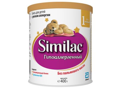 Смесь Similac ГА 1 молочная 0-6 мес. 400 г 1-00011294_1