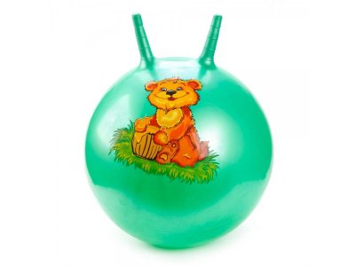 Мяч-попрыгунчик Shantou Gepai Наша Игрушка с рожками, 55 см 1-00173337_1