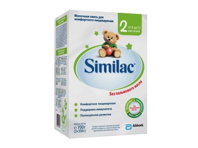 Смесь Similac 2 молочная, 6-12 мес 700 г 1-00037217_1