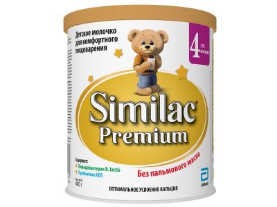 Смесь Similac 4 Премиум молочная 400 г 1-00101975_1