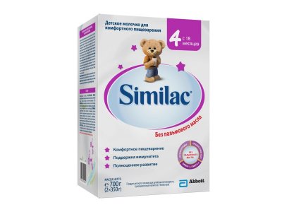 Смесь Similac 4 молочная с 18 мес. 700 г пачка 1-00101980_1