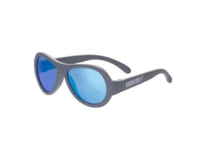 Очки солнцезащитные Babiators, Original Aviator (Premium) Синяя сталь зеркальные линзы Junior 1-00203179_1