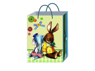 Пакет бумажный Феникс для сувенирной продукции, Любимые игрушки с ламинацией 1-00203542_1
