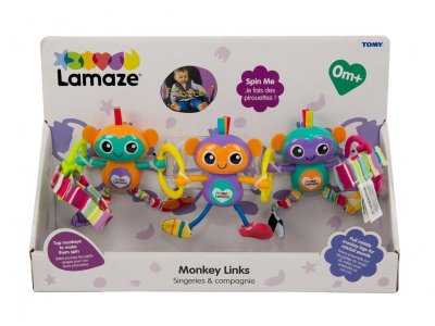 Игрушка-подвеска Tomy Lamaze, Веселые обезьянки на коляску 1-00204763_1