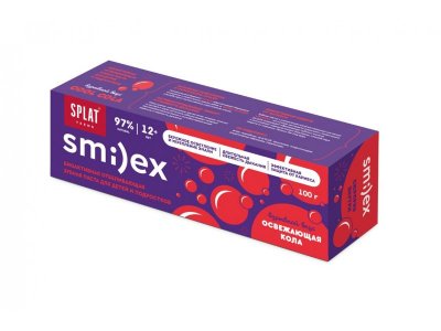 Зубная паста Splat Smilex Освежающая кола для подростков, 100 г 1-00205225_2