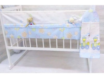 Органайзер Lili Dreams боковой, Веселый паровозик 110*35 см 1-00206289_1