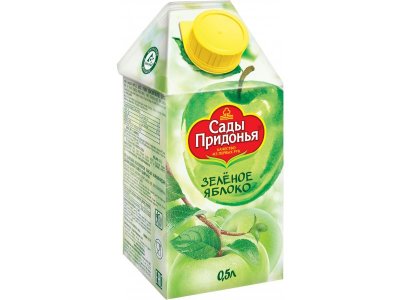Сок Сады Придонья яблоко зелёное 500 мл 1-00000697_1