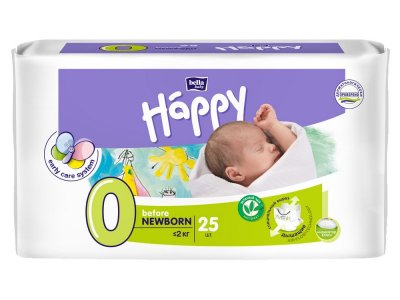 Подгузники для недоношенных Bella Happy before Newborn, менее 2 кг, 25 шт. 1-00085466