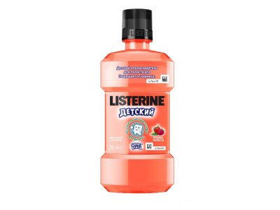 Ополаскиватель Listerine Smart Rinse детcкий для полости рта Ягодная Свежесть, 250 мл 1-00206837_1