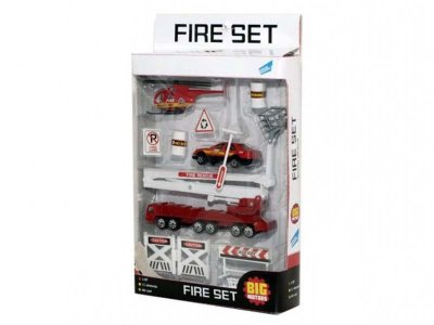 Набор игровой Big Motors Пожарная служба, 11 элементов 1-00071123_4