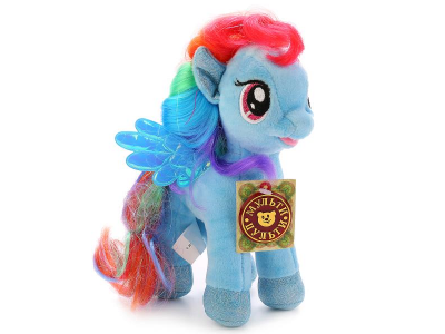 Мягкая игрушка Мульти-Пульти, My Little Pony Пони Радуга, озвученная руссифицированная, 18 см 1-00206959_1