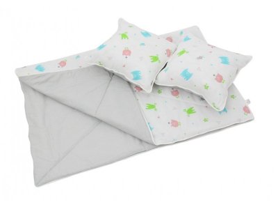 Комплект для вигвама детского Polini kids Монстрики, одеяло+подушка 1-00208804_1
