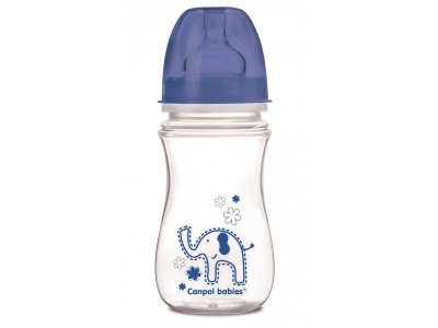 Бутылочка Canpol Babies EasyStart РР с широким горлышком, антиколиковая Colourful animals, 240 мл 1-00210041_1