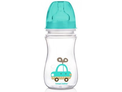 Бутылочка Canpol Babies EasyStart Toys РР с широким горлышком антиколиковая, 240 мл 1-00210049_1
