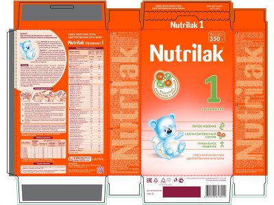 Смесь Nutrilak молочная с 0-6 мес 350 г 1-00000589_3