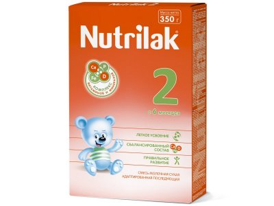 Смесь Nutrilak молочная с 6-12 мес 350 г 1-00000590_1