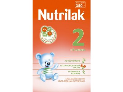 Смесь Nutrilak молочная с 6-12 мес 350 г 1-00000590_2