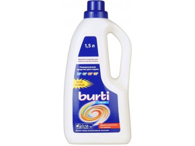 Средство Burti жидкое для белого и светлого белья, 1,5 л 1-00211750_1