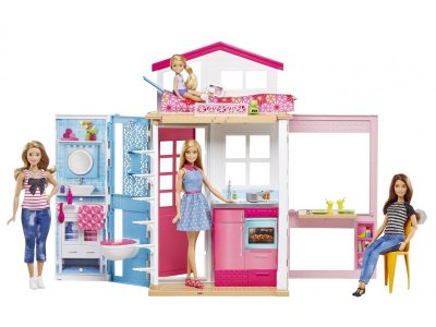 Набор игровой Mattel Barbie Домик+кукла 1-00211612_2