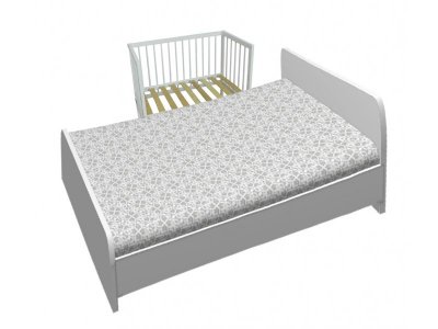Кроватка Фея детская 100 приставная 1-00211428_2