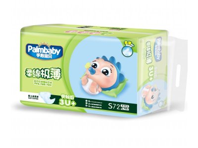 Подгузники Palmbaby Ультратонкие S, 3-7 кг, 72 шт. 1-00212117_1