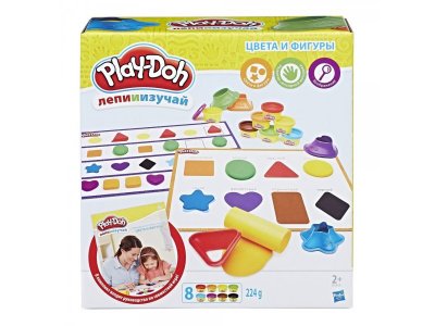 Набор игровой Hasbro Play-Doh Цвета и Фигуры 1-00212035_1
