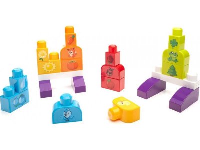 Конструктор Mattel, Mega Bloks Изучаем цвета 21 дет. 1-00212422_2