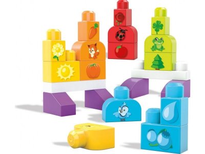 Конструктор Mattel, Mega Bloks Изучаем цвета 21 дет. 1-00212422_4