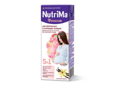 Питание NutriMa Фемилак дополнительное для беременных и кормящих Ваниль 200 мл 1-00212504_1