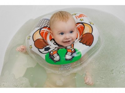 Круг на шею Roxy-Kids Flipper для купания малышей, Футболист 1-00212966_6