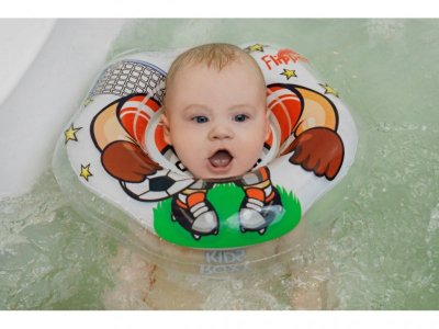 Круг на шею Roxy-Kids Flipper для купания малышей, Футболист 1-00212966_8