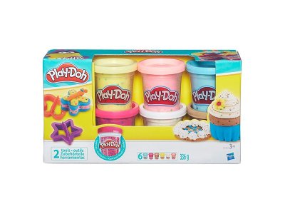 Набор Hasbro Play-Doh из 6 баночек с конфетти 1-00141377_2