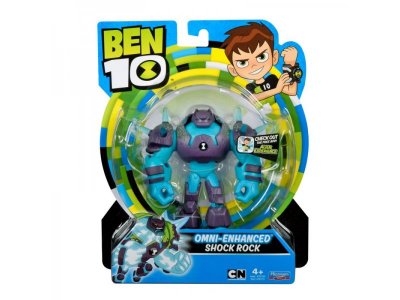 Фигурка Playmates toys Ben 10, Шок Рок (омни-усиленный) 12,5 см 1-00215679_1
