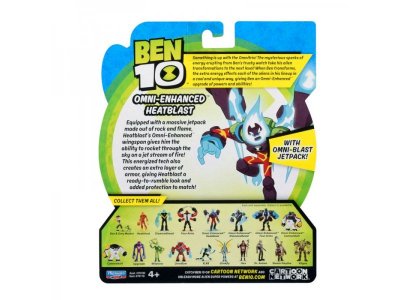 Фигурка Playmates toys Ben 10, Человек-огонь (омни-усиленный) 12,5 см 1-00215680_2