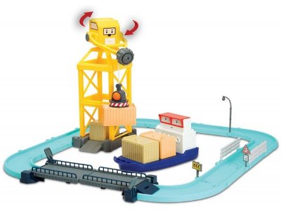 Набор Silverlit Robocar Poli, Порт с разводным мостом (металл. фигурка Терри 12 см в комплекте) 1-00215898_1