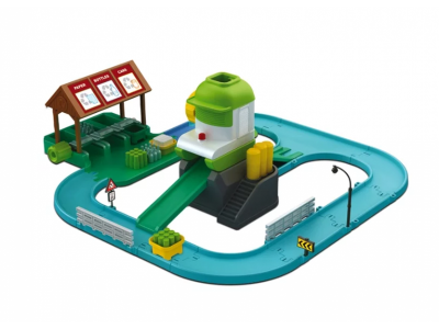 Набор Silverlit Robocar Poli, Перерабатывающая станция 55*50 см (металлическая фигурка Клини в компл 1-00215899_1