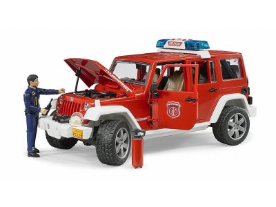 Игрушка Bruder, Внедорожник Jeep Wrangler Unlimited Rubicon Пожарный с фигуркой 1-00216011_2